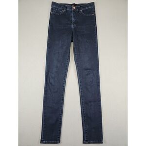 Buckle Women's Skinny Jeans - Dark Blue